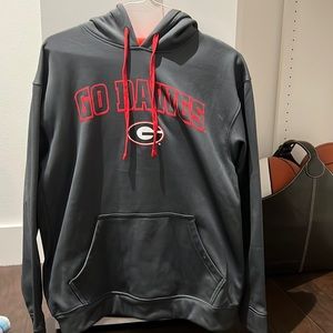 Go Dawgs Hooded Grey Sweatshirt Medium (38-40)